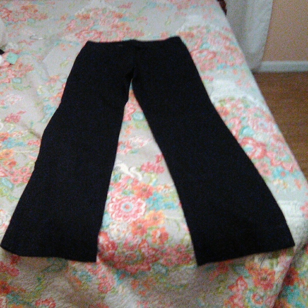 Ann Taylor Loft Navy 100%Cotton Boot Cut pants